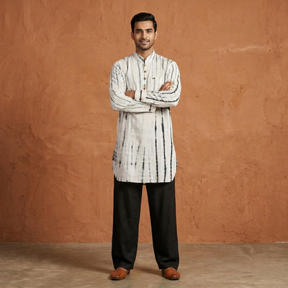 Shibori Short | Gray Cloud