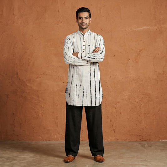 Shibori Short | Gray Cloud