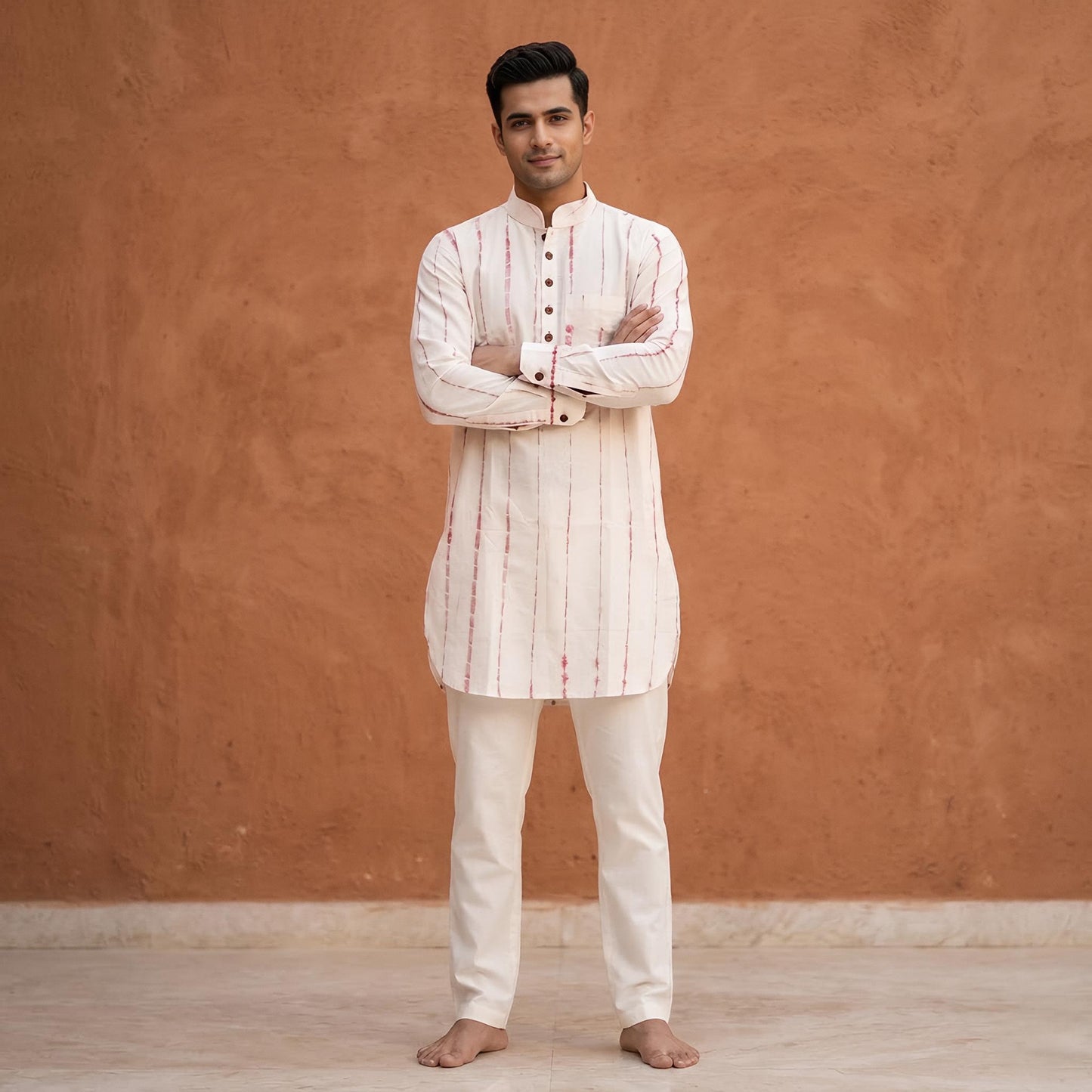 Shibori Short | Jaipur Pink