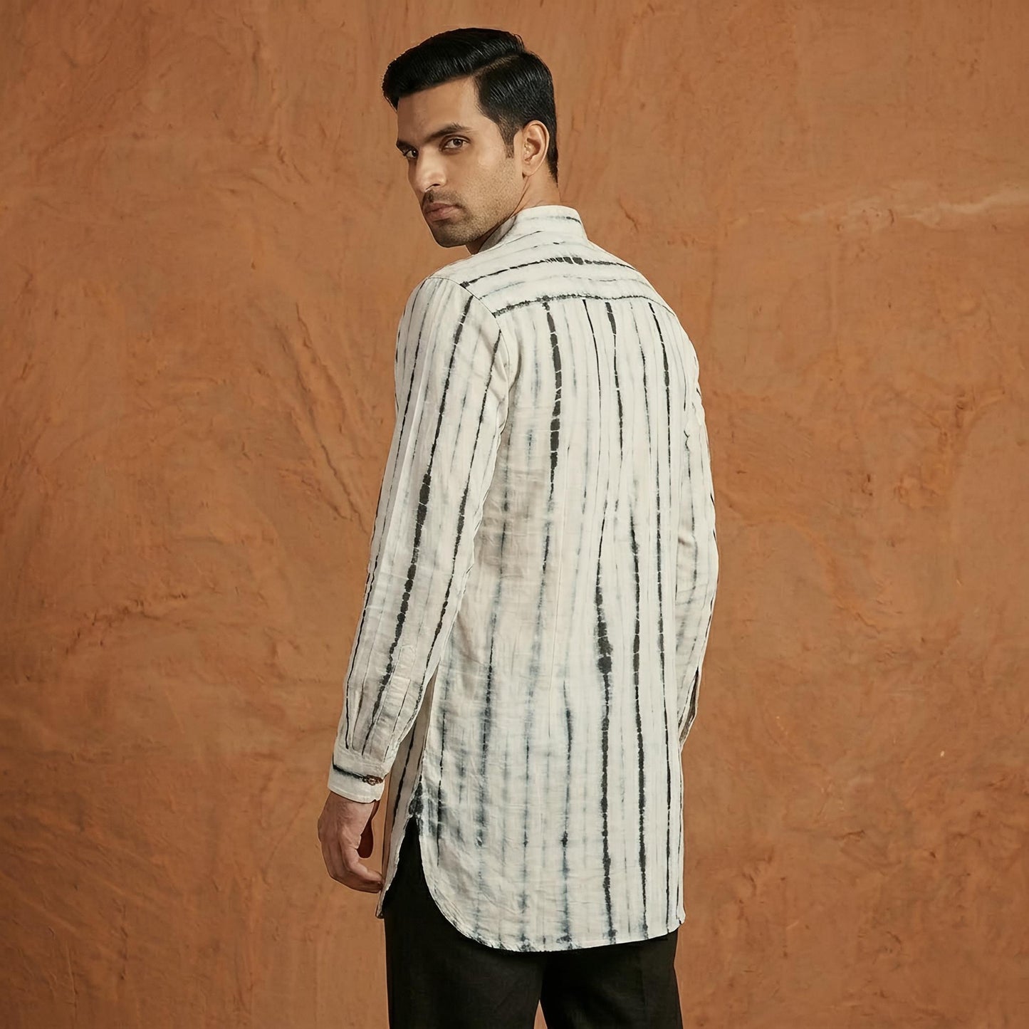 Shibori Short | Gray Cloud