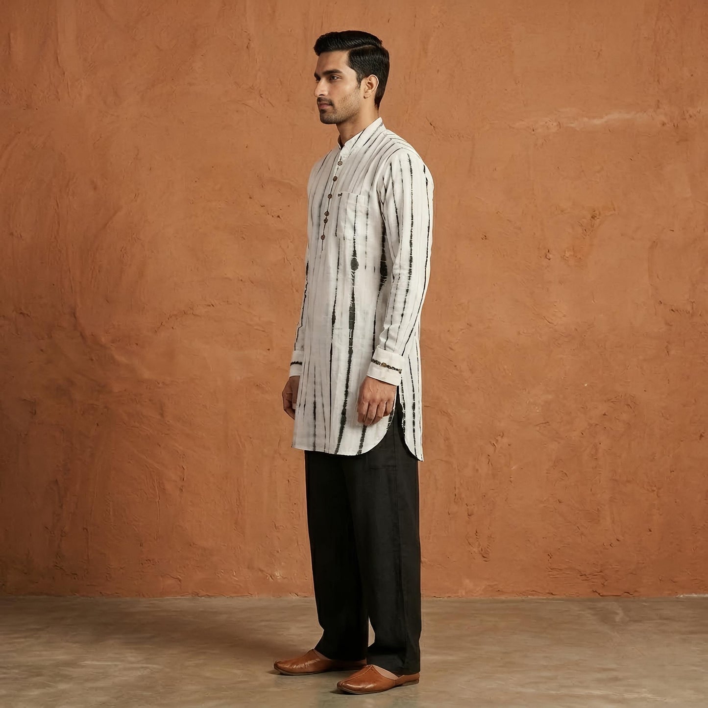 Shibori Short | Gray Cloud