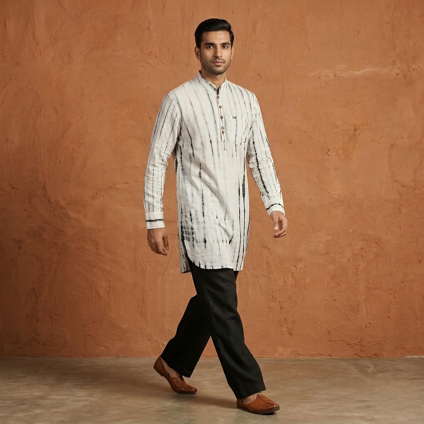 Shibori Short | Gray Cloud