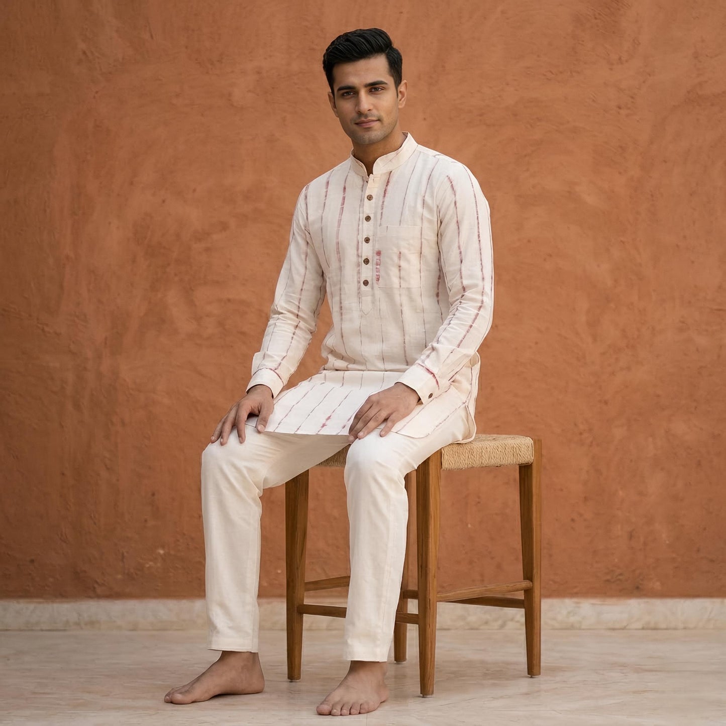 Shibori Short | Jaipur Pink