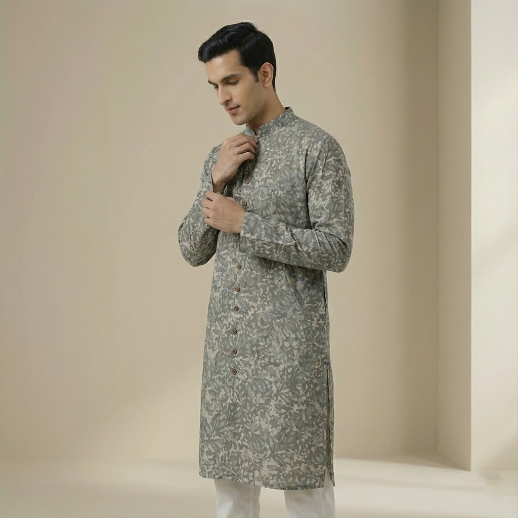 Dabu Bagru | Mitti Grey