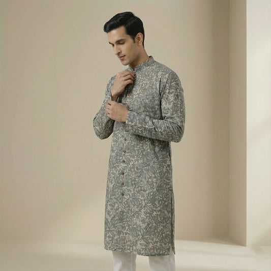 Dabu Bagru | Mitti Grey