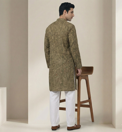 Poochampalli Kurta - The Pochampally Haldi