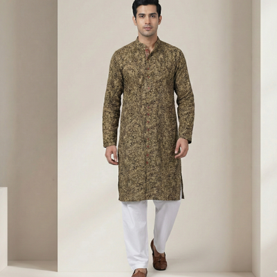 Poochampalli Kurta | The Pochampally Haldi