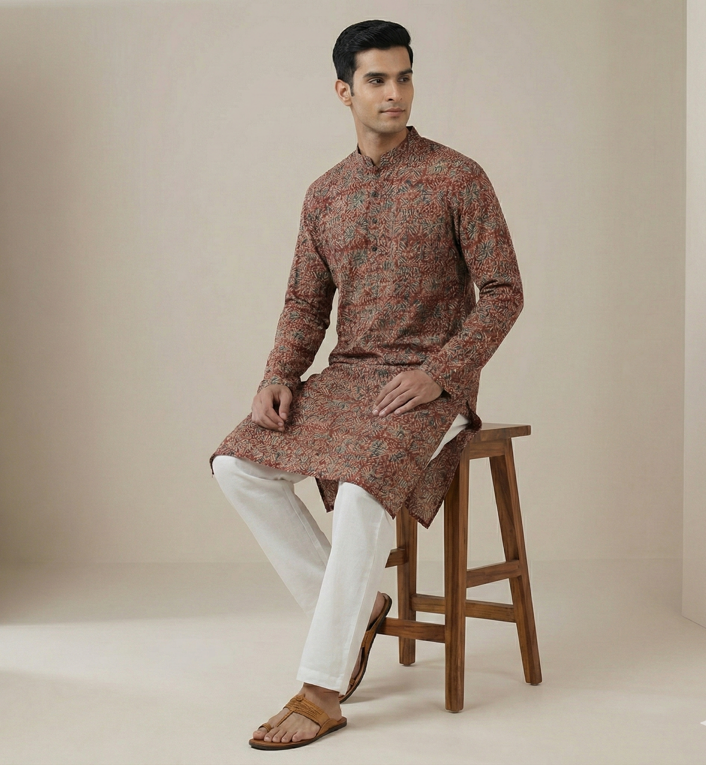 Poochampalli Kurta | Telangana Ruby