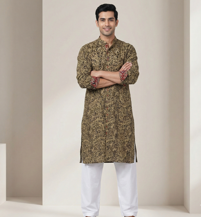 Poochampalli Kurta - The Pochampally Haldi