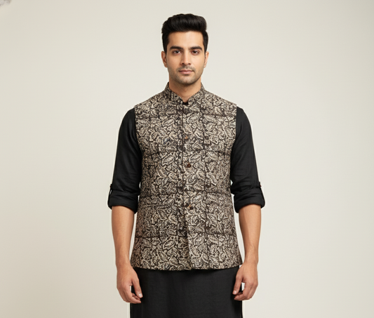 Poochampalli Heritage Jacket | Wine Edition