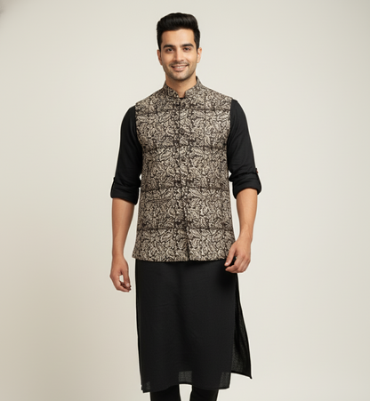 Poochampalli Heritage Jacket | Wine Edition