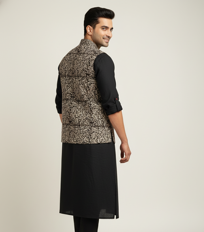Poochampalli Heritage Jacket | Wine Edition
