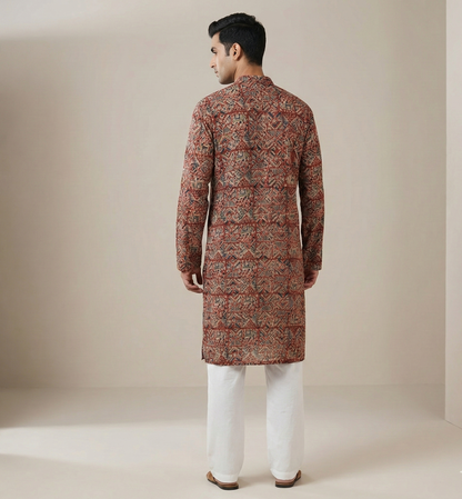 Poochampalli Kurta | Telangana Ruby