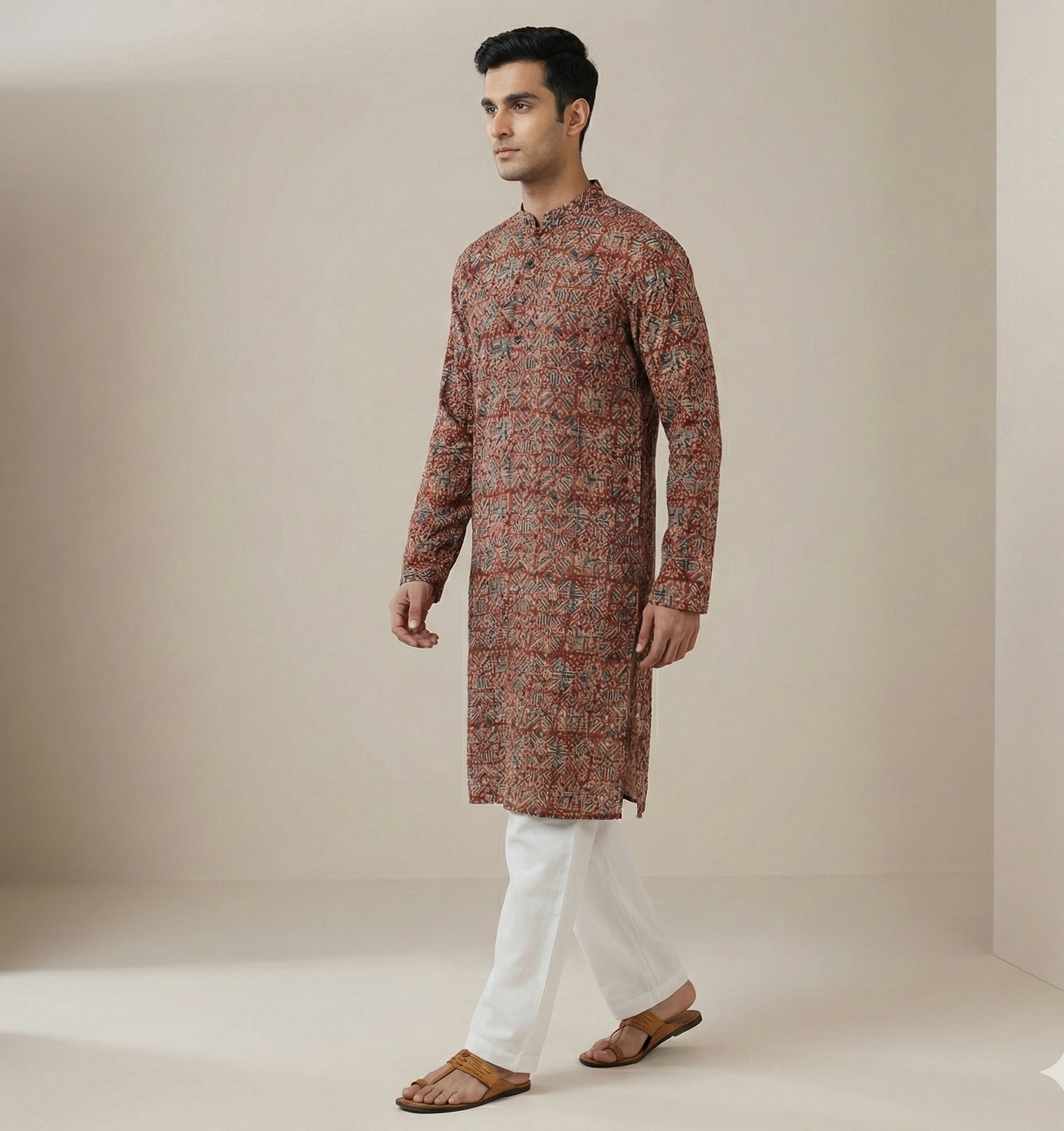 Poochampalli Kurta | Telangana Ruby