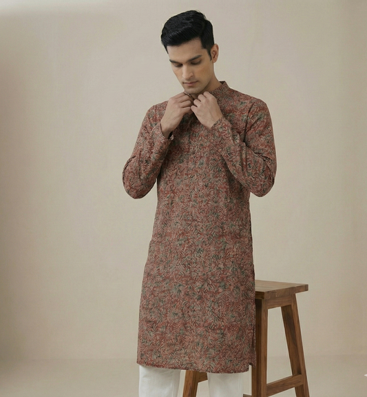 Poochampalli Kurta | Telangana Ruby