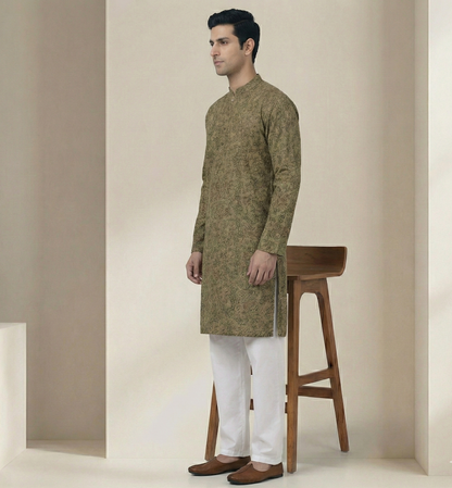 Poochampalli Kurta - The Pochampally Haldi