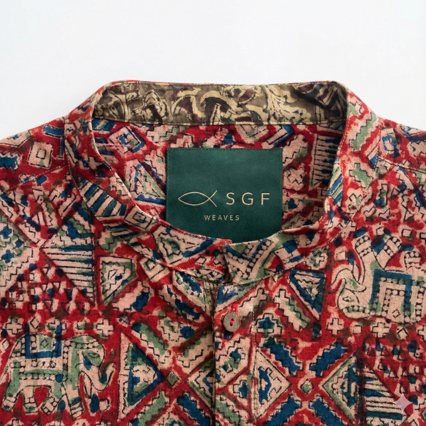 Poochampalli Kurta | The Poochampalli Scarlet