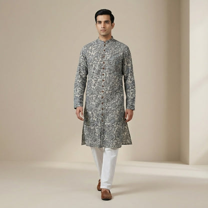 Dabu Bagru | Mitti Grey