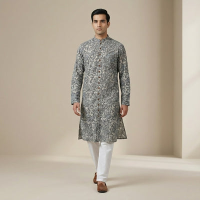 Dabu Bagru | Mitti Grey