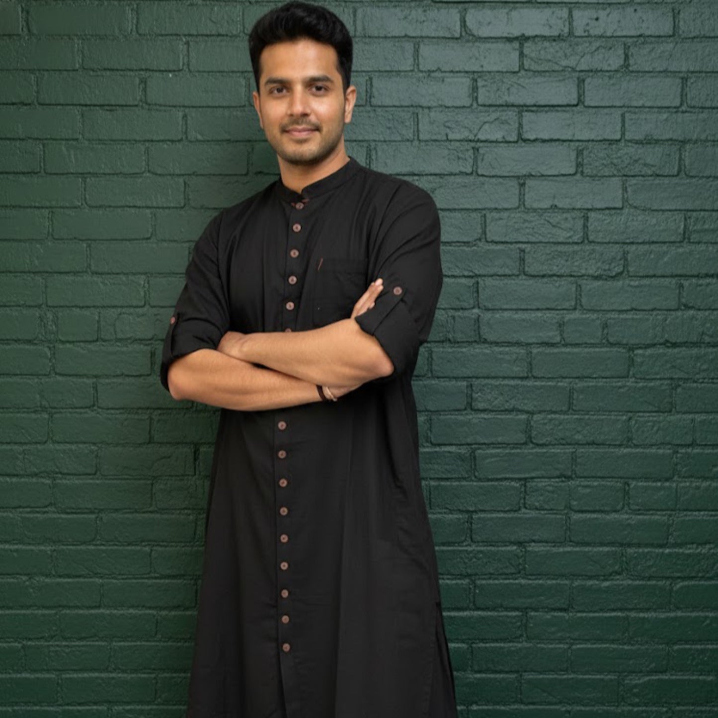 Black Cotton | Kurta CordSet