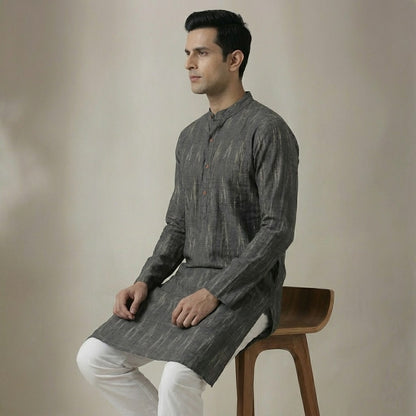 Ikat | Charcole Weave