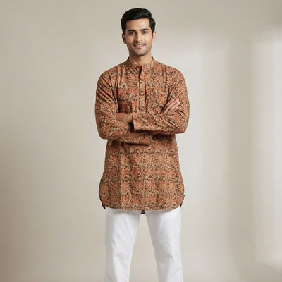 Kalamkari Short Kurta | Telangana Ruby