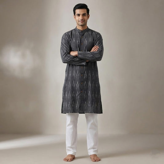 Ikat | Charcole Weave