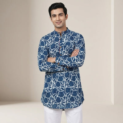 Dabu Bagru Short | Chippa Blue