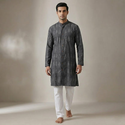 Ikat | Charcole Weave